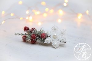 weihnachtlicher haarschmuck by Aurelia Creative