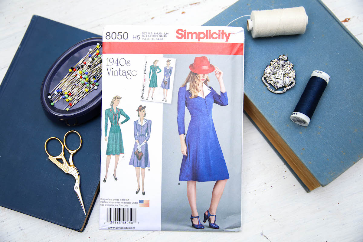 Review: Simplicity 8050 – 40er Jahre Kleid