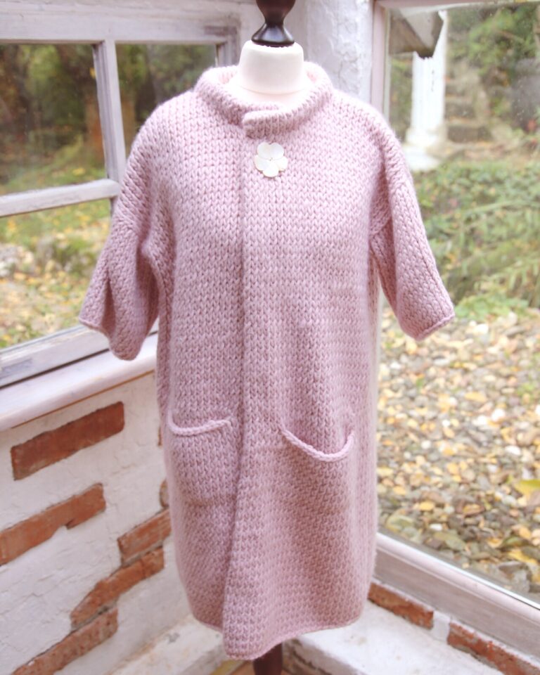 Strickjacke – Rosa